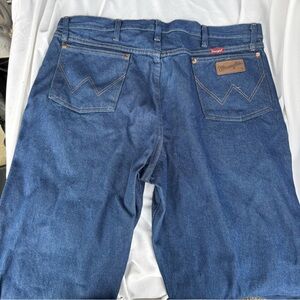 Wrangler 13MWZ Cowboy Cut Original Fit Prewashed Jeans Blue Cotton Denim 38x34